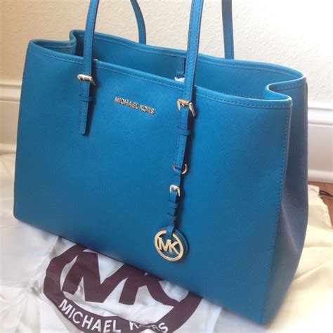 michael kors turquoise and brown leather bag|Best 25+ Deals for Turquoise Michael Kors Bag .